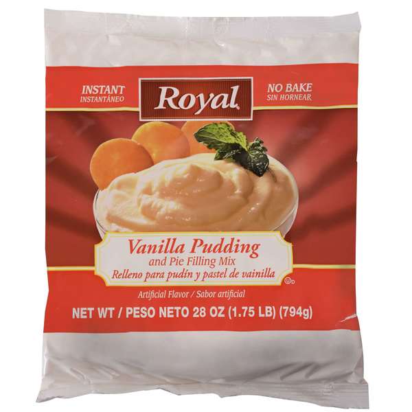 Royal Royal Instant Vanilla Pudding And Pie Filling Mix 28 oz., PK12 48520